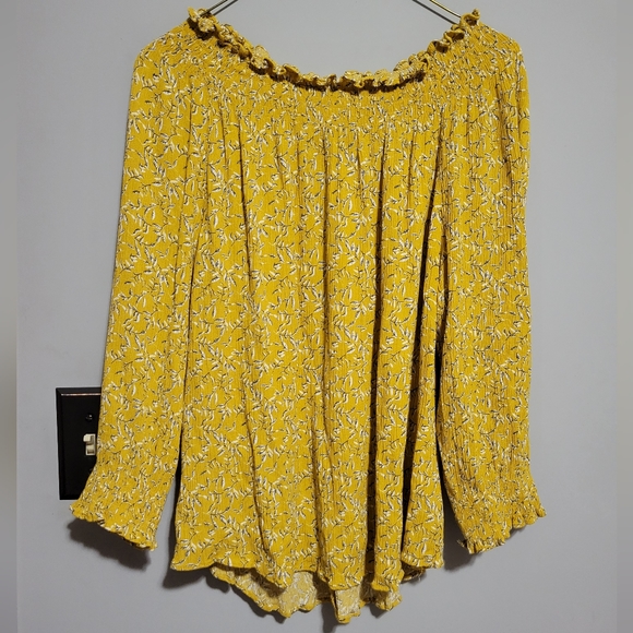 MELLODAY Tops - Mellóday Mustard Leaf Top